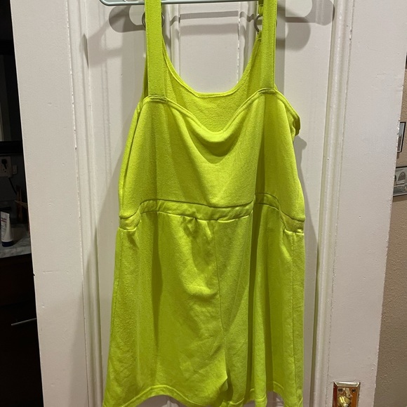 Neon yellow short jumpsuit/romper! - Picture 2 of 3
